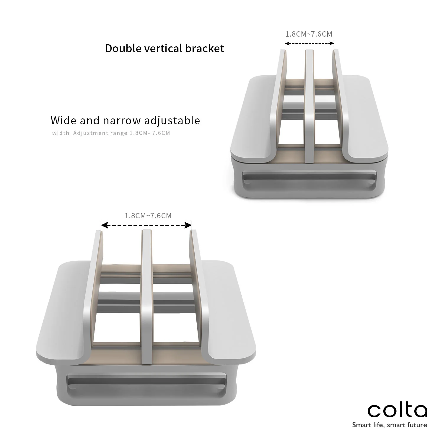 Dual Vertical Laptop Stand - Image 5